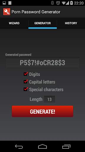 Porn Star Password Generator screenshot 4