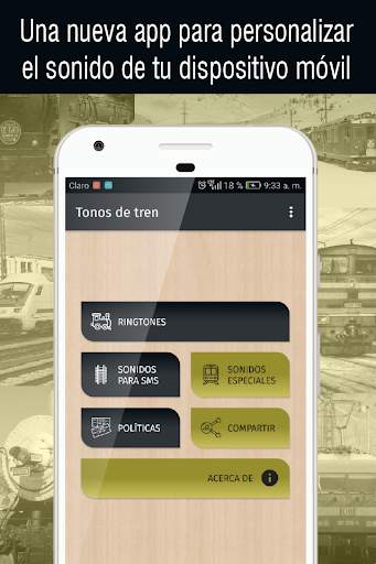 tonos de tren para celular, sonidos de trenes screenshot 1