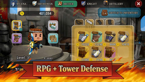 Demonrift TD - Tower Defense RPG Strategy Game screenshot 1