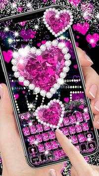 Pink Diamond Heart keyboard screenshot 2
