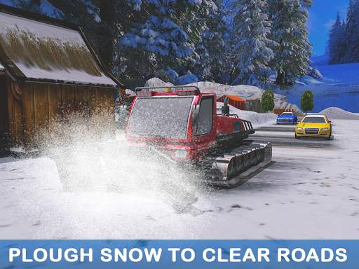 Excavator Pull Tractor: City Snow Cleaner screenshot 5