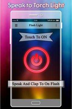 Speak to Torch Light :  Flashlight screenshot 5