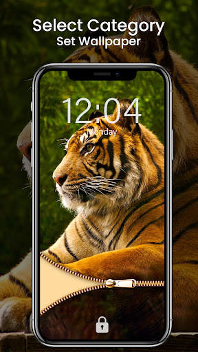 Diamond Zipper Lock Screen screenshot 5