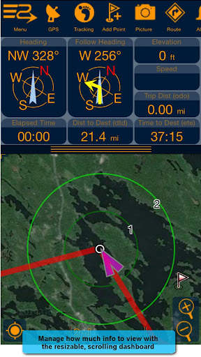 PathAway Outdoor Navigator screenshot 2