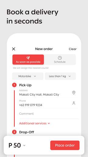 MrSpeedy: Fast & Express Couri screenshot 1