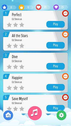 Ed Sheeran Piano Tiles New screenshot 2