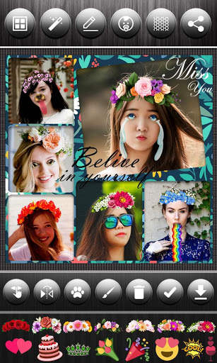 Flower Photo Collage Maker screenshot 4