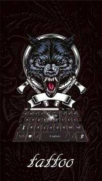 Tattoo Keyboard Theme screenshot 1