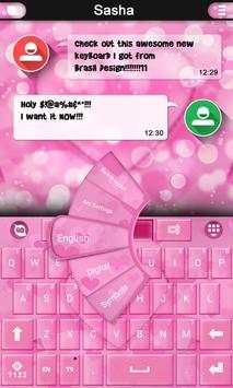 Pink Love keyboard screenshot 2