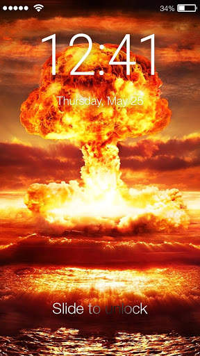 Atomic Bomb Lock Screen screenshot 1
