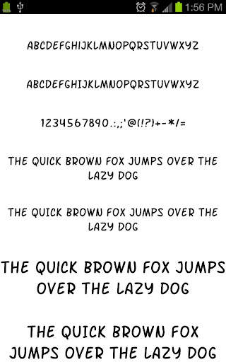 Pencil Fonts 2 تصوير الشاشة