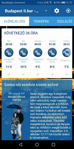 Időkép screenshot 2