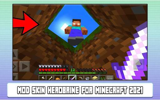 Mod Skin Herobrine for Minecraft screenshot 2