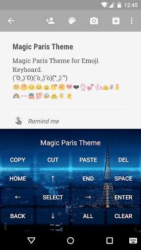Magic Paris Emoji Keyboard screenshot 3