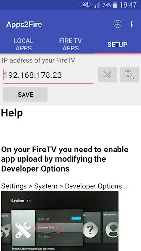 Apps2Fire screenshot 3
