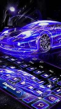 Lightning Neon Blue Car स्क्रीनशॉट 3