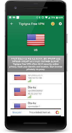 Tigrigna Free VPN screenshot 2