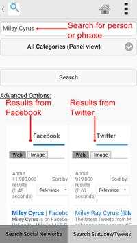 Social Search - People Finder screenshot 1