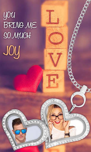 Romantic Love Locket Photo Frames 2019 4 تصوير الشاشة