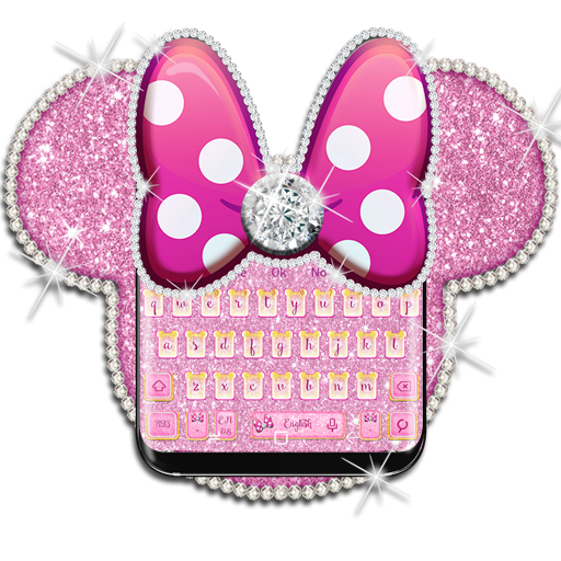 Glitter Bow Minnies Keyboard icon
