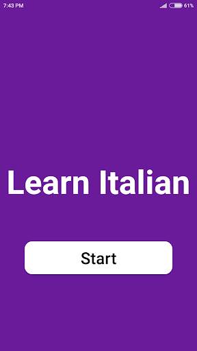 Learn Italian 1 تصوير الشاشة