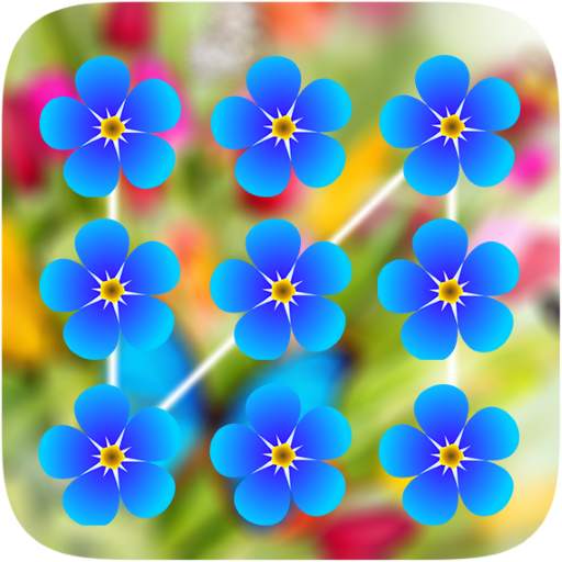 Spring Flowers Pattern Lock Screen 1.0