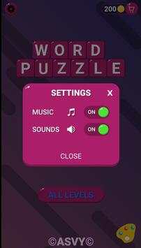 Word Puzzle cross word game screenshot 5