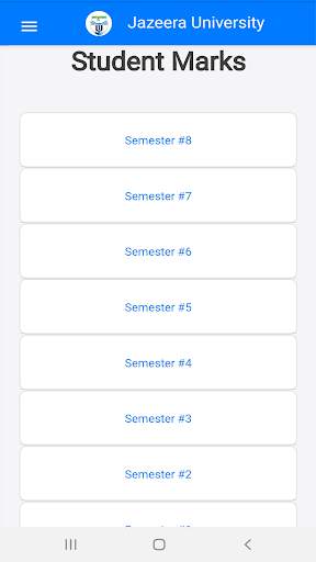 Jazeera University App screenshot 3