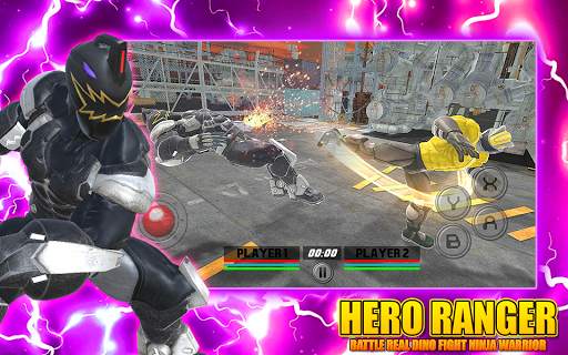 Hero Ranger Battle Real Dino Fight Ninja Warrior screenshot 4