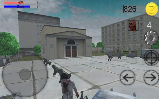 Rusty car agaist zombies 3D screenshot 4