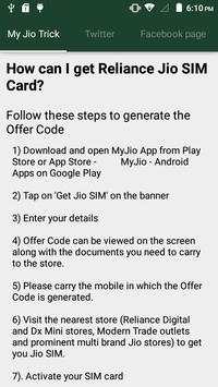 Get jio sim screenshot 1