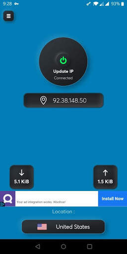 Unlimited SpeedVPN screenshot 3