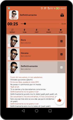 Daddy Yankee 2020 Offline (Song Lyrics) screenshot 16