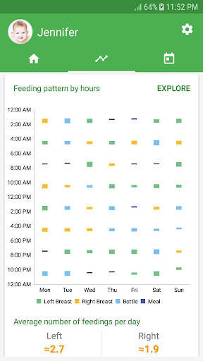 Baby tracker - feeding, sleep screenshot 3