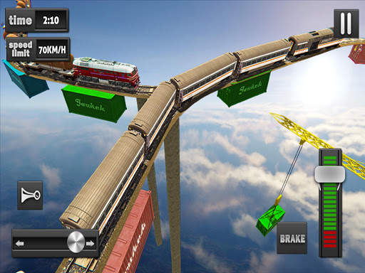 Impossible Air Train Driving Simulator 2020 screenshot 2