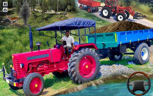 Heavy Tractor Pulling & Farming Drive Simulator screenshot 4
