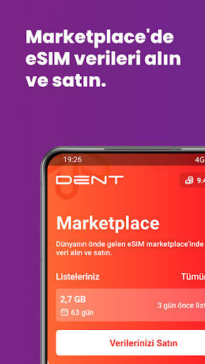 DENT: Tüm Dünyada eSIM Verisi screenshot 6