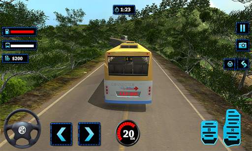 Modern Mountain Bus Driver : Uphill Coach Driving screenshot 5