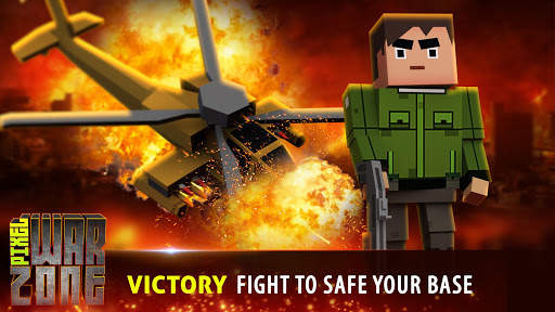 Pixel Army Base Shooter Mini screenshot 1