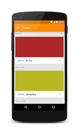 Twee - keep track of tv-series screenshot 1
