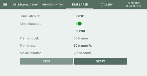 DSLR Control - Camera Remote Controller screenshot 2