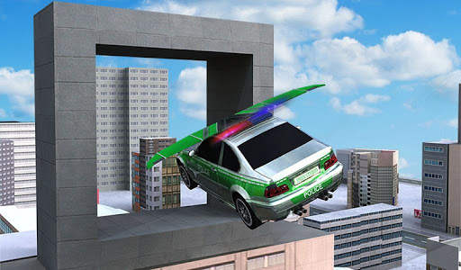 Police Flying Car 3D Simulator screenshot 2