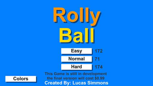 Rolly Ball: Free screenshot 3