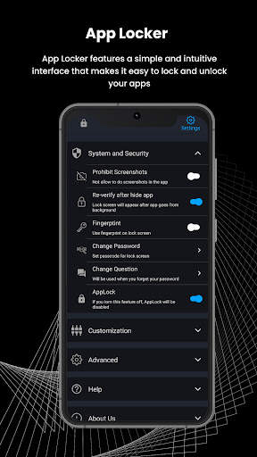 AppLock Hide App Photo Video screenshot 5