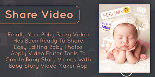 Baby Story Photo Video Maker скриншот 8