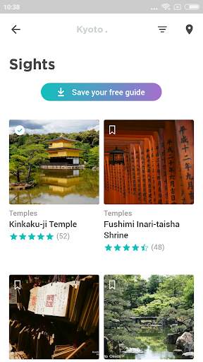 Kyoto Travel Guide in English with map screenshot 3
