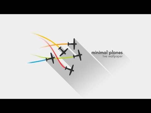 Minimal Planes Live Wallpaper screenshot 1