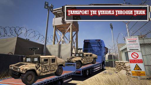 Army Transport Truck Driver 3D screenshot 2
