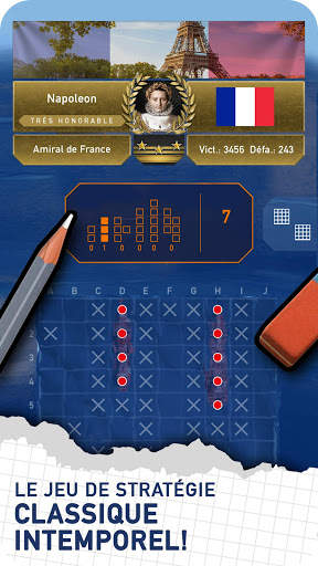 Bataille Navale - Touché-coulé screenshot 1