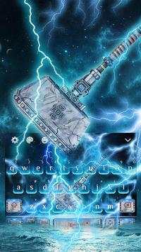 Blue Super Hero Keyboard Theme स्क्रीनशॉट 2